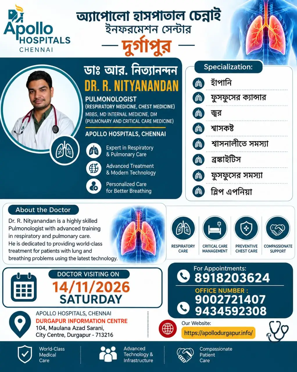 Dr. R. Nityanandan — 14th November 2026